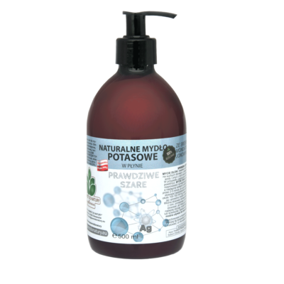 Naturalne mydło potasowe ze srebrem monoatomowym w płynie 500 ml