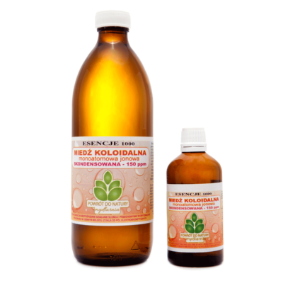 Miedź koloidalna stężona 150 PPM/100-500 ml