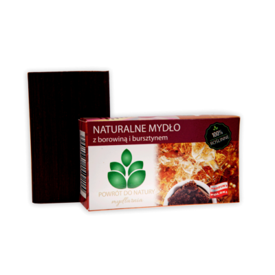 Naturalne mydło z borowiną i bursztynem 100 g
