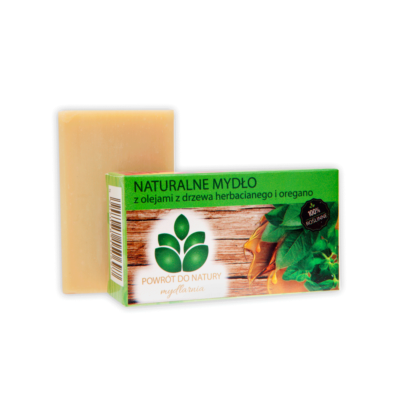 Naturalne mydło z olejami z drzewa herbacianego i oregano 100 g