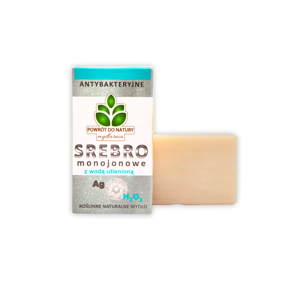Naturalne mydło ze srebrem monojonowym i wodą utlenioną