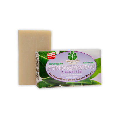 Naturalne mydło szałwiowe z magnezem