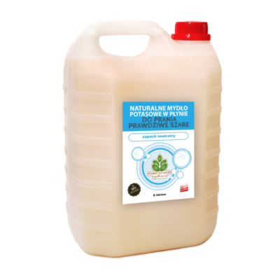 MYDŁO POTASOWE "PRAWDZIWE SZARE" DO PRANIA W PŁYNIE BEZ ZAPACHU 5 litrów