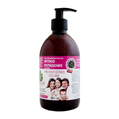 NATURALNE MYDŁO POTASOWE "PRAWDZIWE SZARE" 500 ml