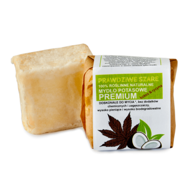 Naturalne mydło potasowe PREMIUM w kawałku 100 g