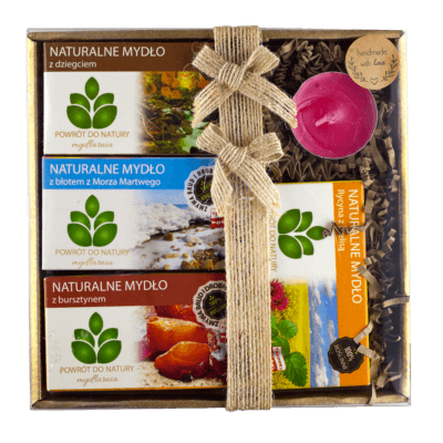 ŚWIĄTECZNY ZESTAW MYDEŁ 4x100 g WYBÓR