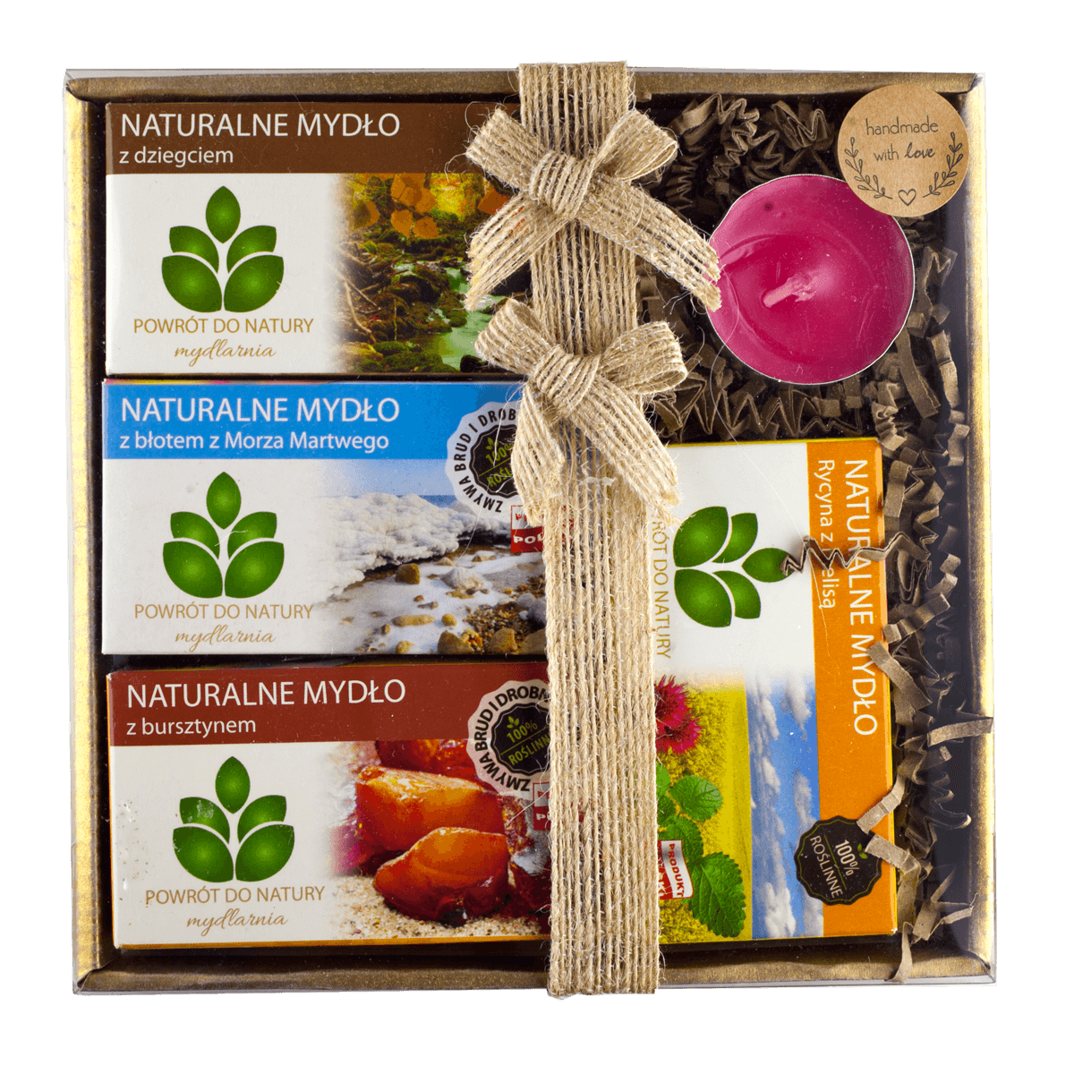 ŚWIĄTECZNY ZESTAW MYDEŁ 4x100 g WYBÓR